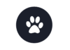 cat, light, pet, paw, claw, animal, badge, icon